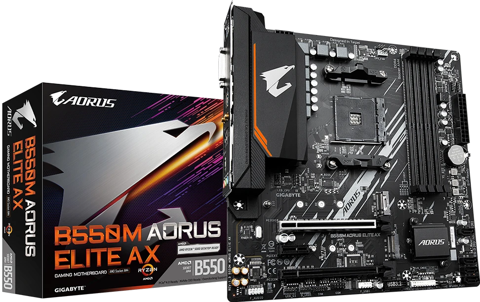 Gigabyte B550M AORUS ELITE AX (Rev. 1.3)